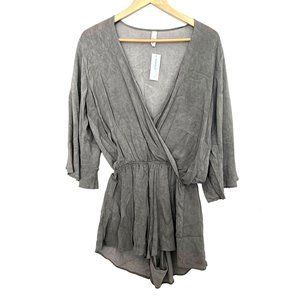 ELAN RESORT Grey Romper - NWT